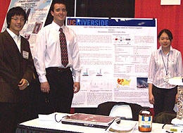 Right photo: Original members of the team including Tongzhou Wang, Brian Hawkinson and Dewi Nilasari