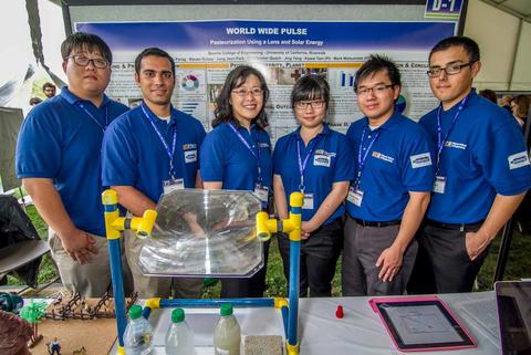 In photo: Jung Joon Park, Jason Farag, Kawai Tam (advisor), Jing Yang, Christopher Quach, and Steven Ochoa Not in photo: Erika Aragon, Maria Sanchez, Jeffrey Tsai, Henry Yang and Mark Matsumoto (advisor).
