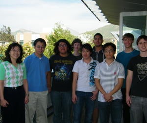 Right photo: All members of the Phase 2 team; Kawai Tam and Yushan Yan (advisors), Christian Contreras, Trevor Vandergrift, Marcus Chiu, Steven Chavez, Joon Bok Lee, Gregory Hammar, and Jason Skovgard.