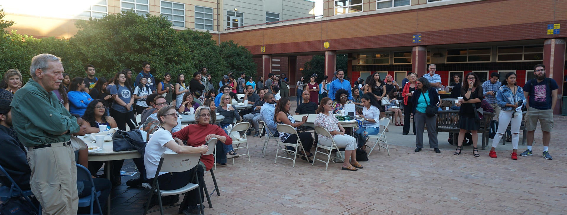 2017 Latin American Studies Launch, Ron H Chilcote (far left) 