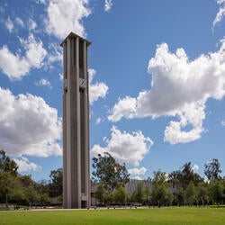 Bell Tower with clouds