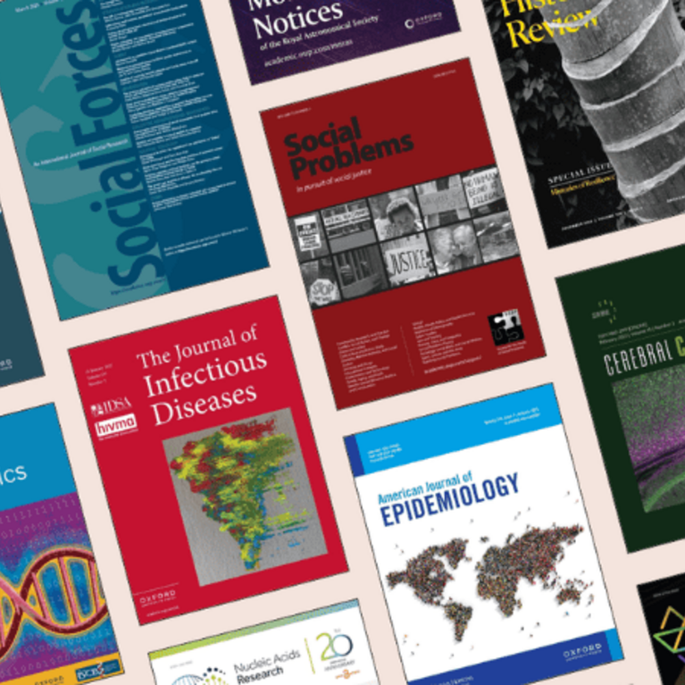 Image of various OUP journal covers