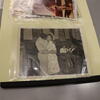 A vintage black-and-white 1940s wedding photograph of a Black couple, held in the library's collection.