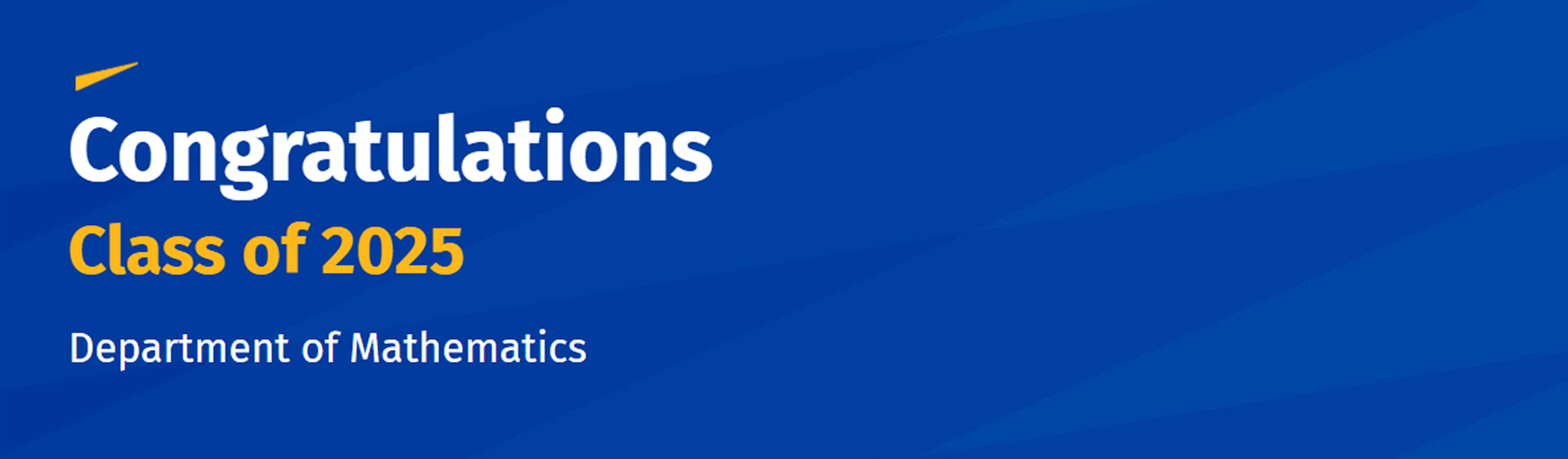 Class of 2025 Title Card