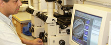 microscopy lab.