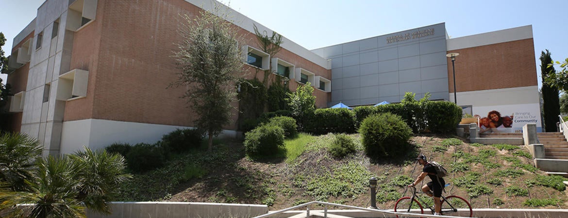 School of Medicine Education Building 1 at midday