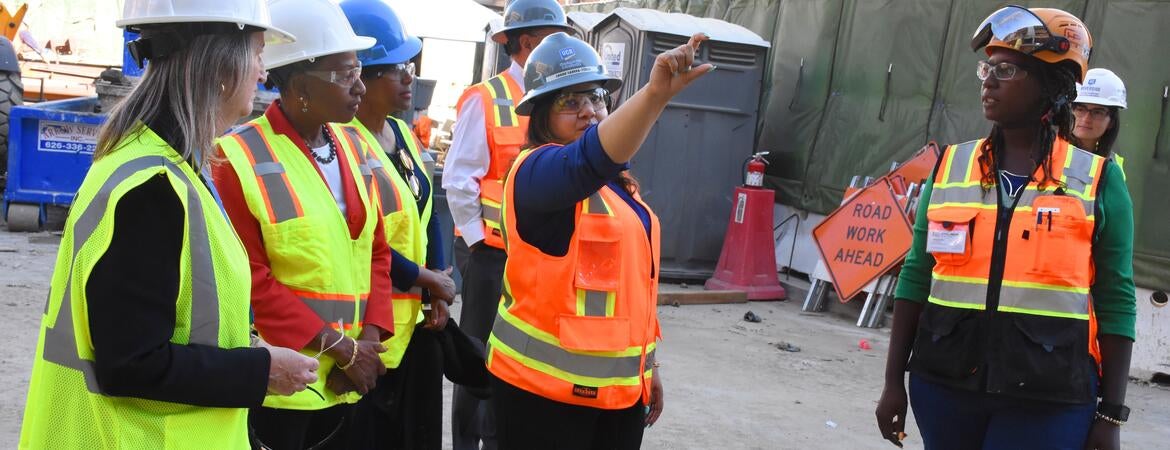Dean Deas tours the new medical education building