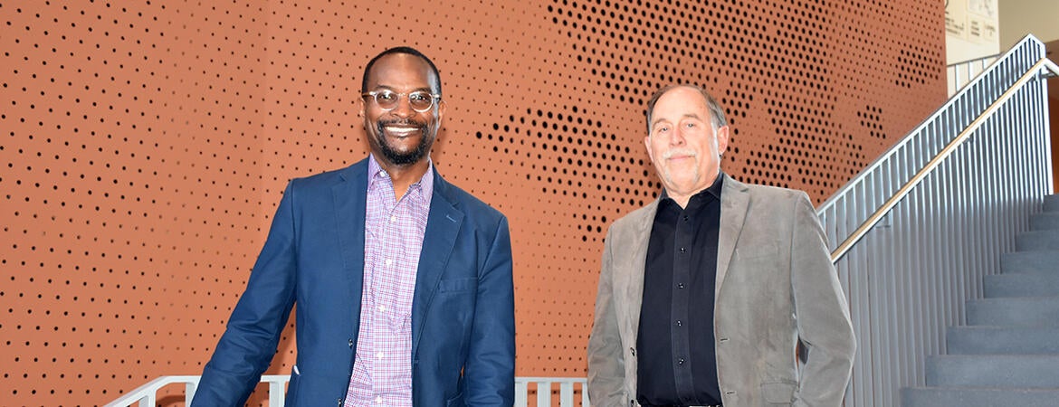 Dr. Mario Sims and Dr. Mark Wolfson