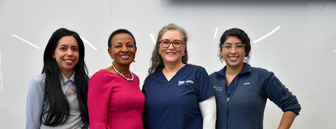 Dean Deas with award recipients