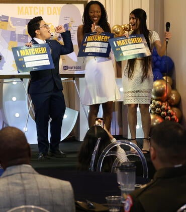 class of 2025 on stage