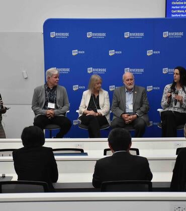 Panel discussion at the Biomedical Sciences 50th anniversary symposium