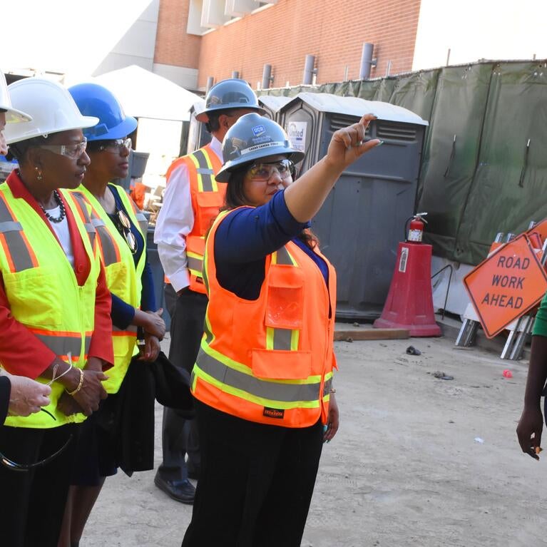 Dean Deas tours the new medical education building