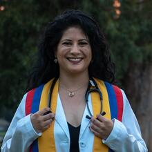 Kathlyn Larco at her physcian assistant graduation