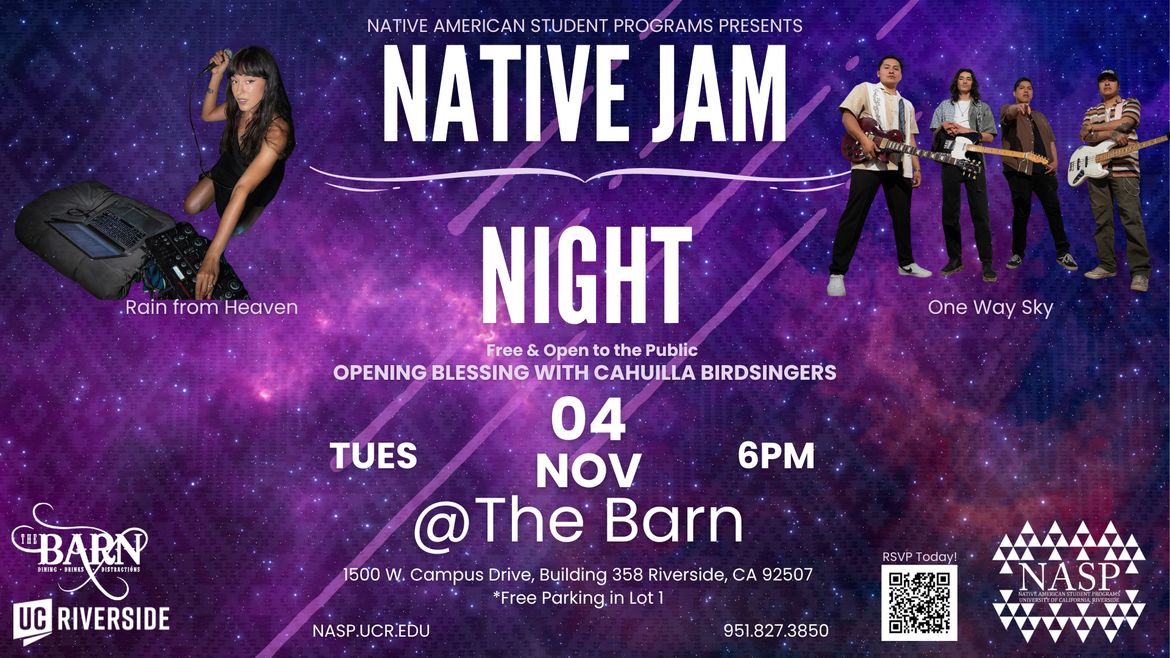 native jam night flyer