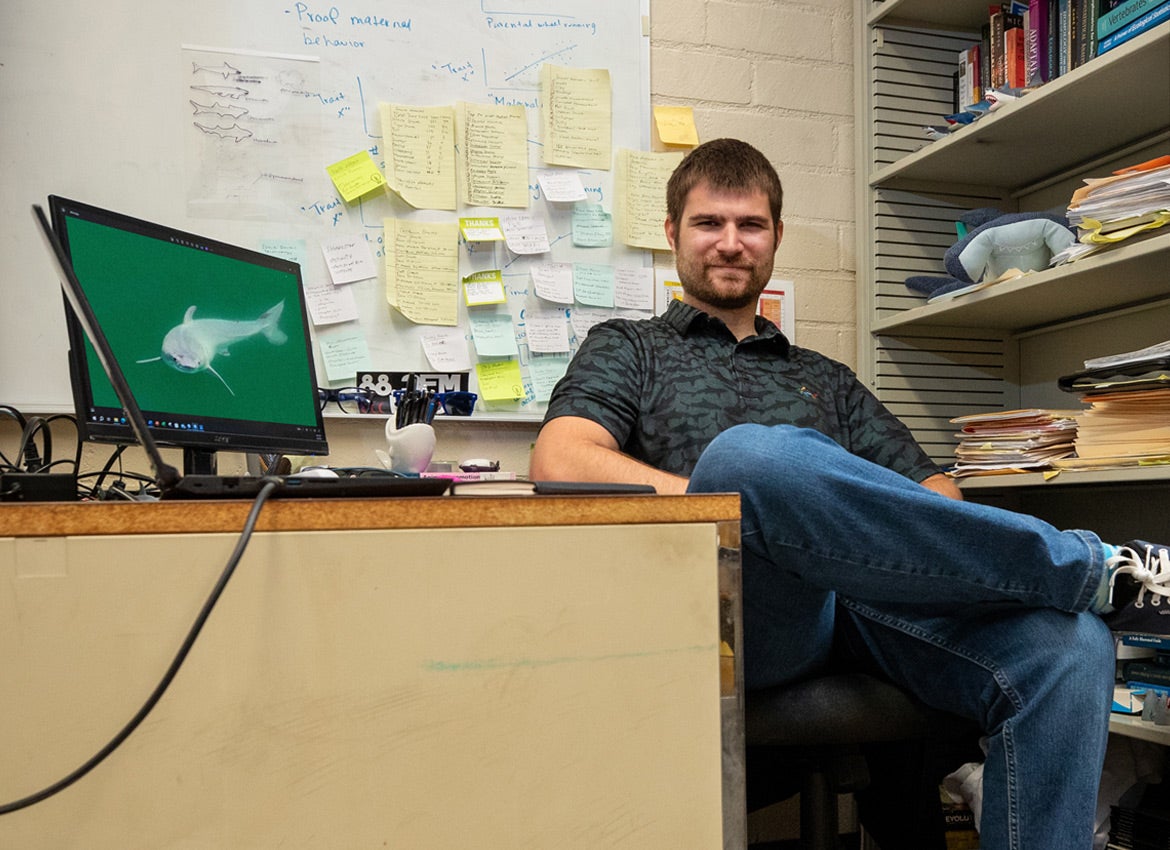 UCR doctoral student Phillip Sternes