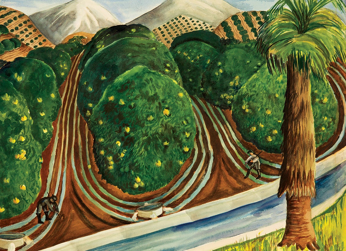 Elsie Lower Pomeroy, “Irrigation,” 1937. (UCR)
