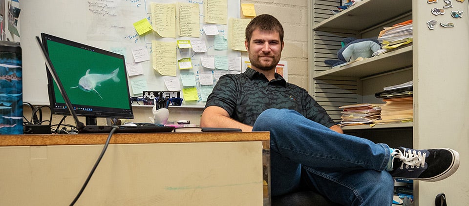 UCR doctoral student Phillip Sternes