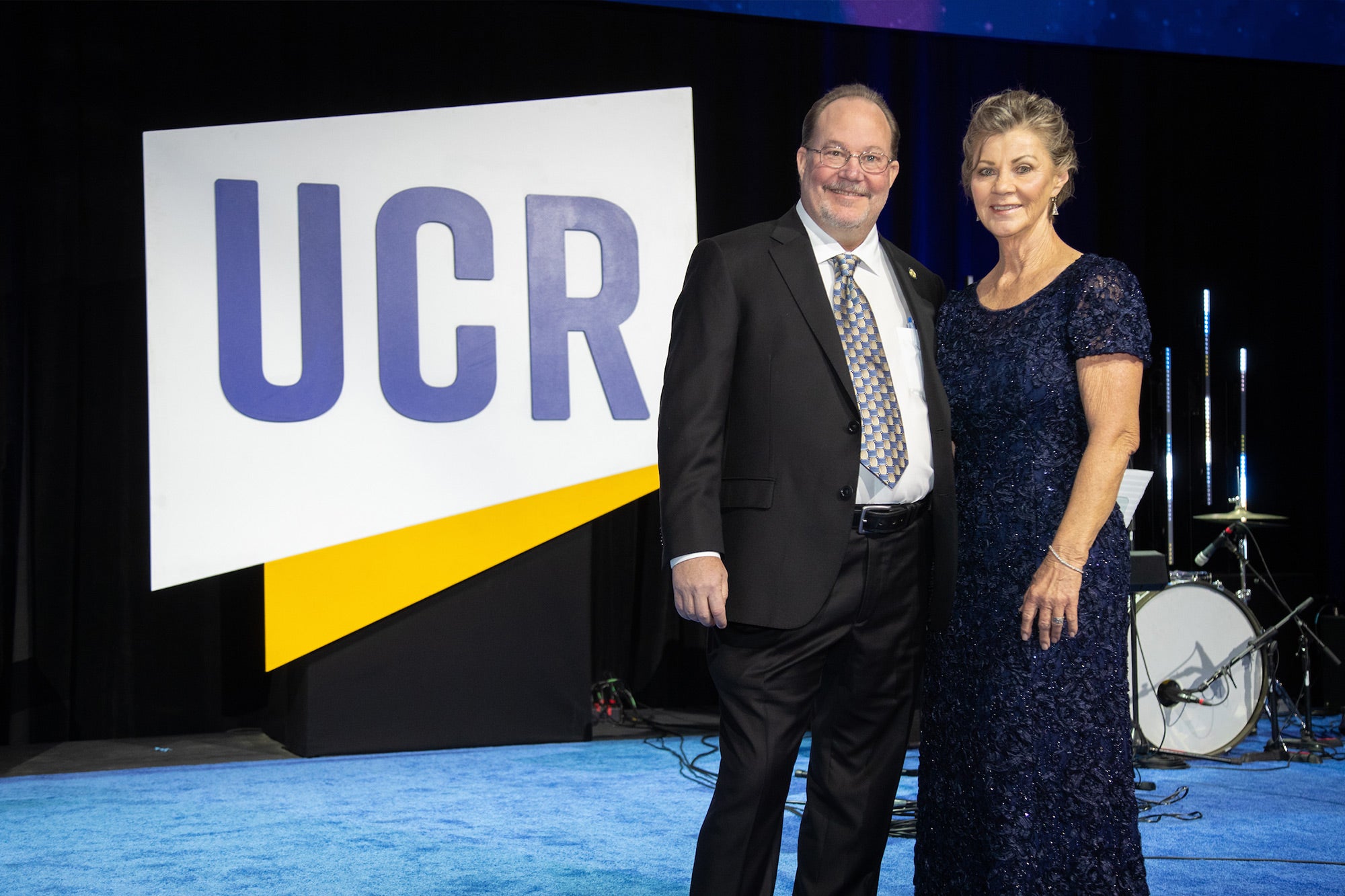 Brian and Vickie Hawley at the 2025 UCR Honors gala.