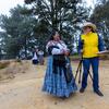 UCR's Xochitl Chávez (right) and Leticia "Lety" Gallardo Martínez enjoy a light moment during an interview in Tlahui.