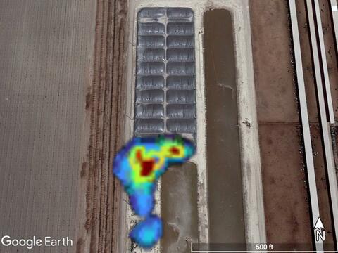 methane plume