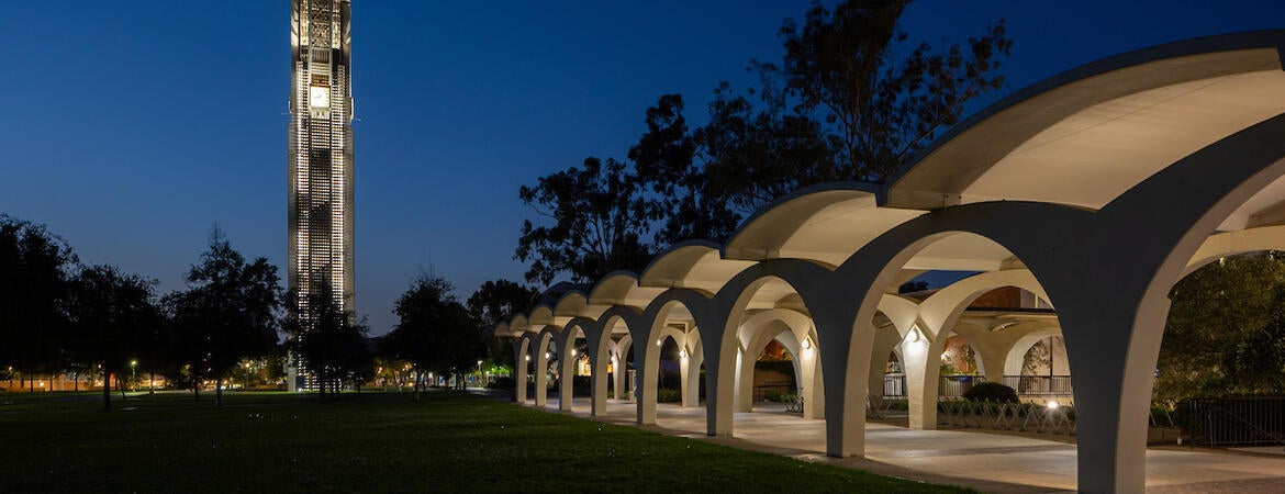 Bell tower and Rivera arches
