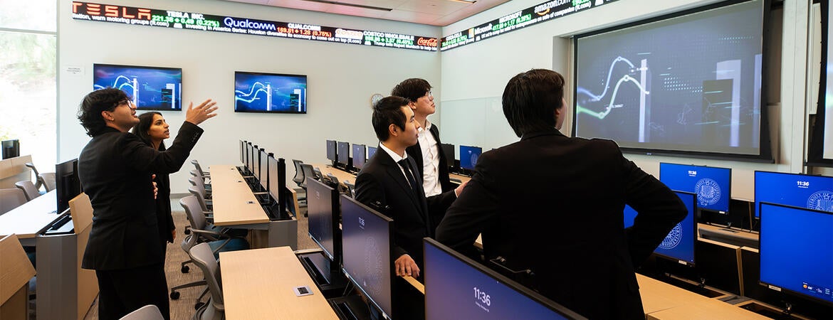 Business school classroom