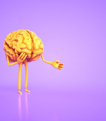 brain with arms and legs