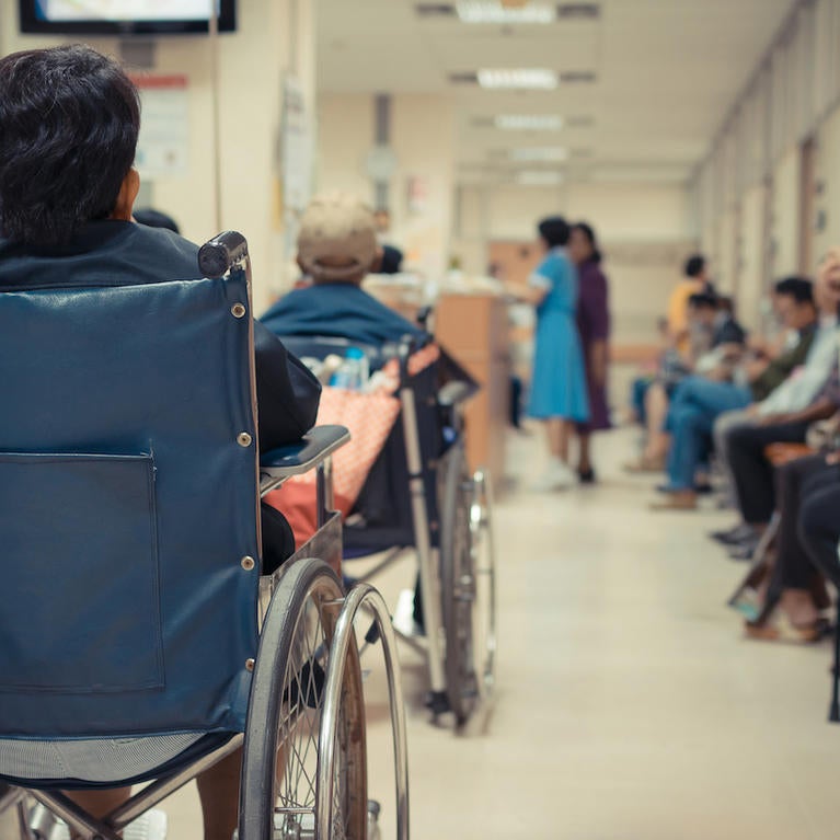 Waiting Room in Hospital