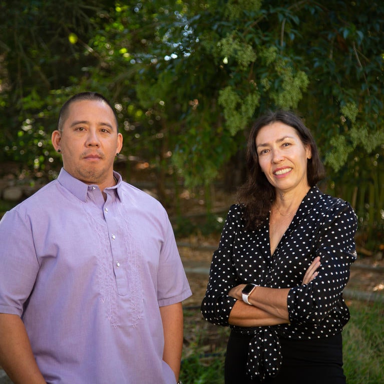 Professors Dylan Rodríguez and Jeanette Kohl. (UCR/Stan Lim)