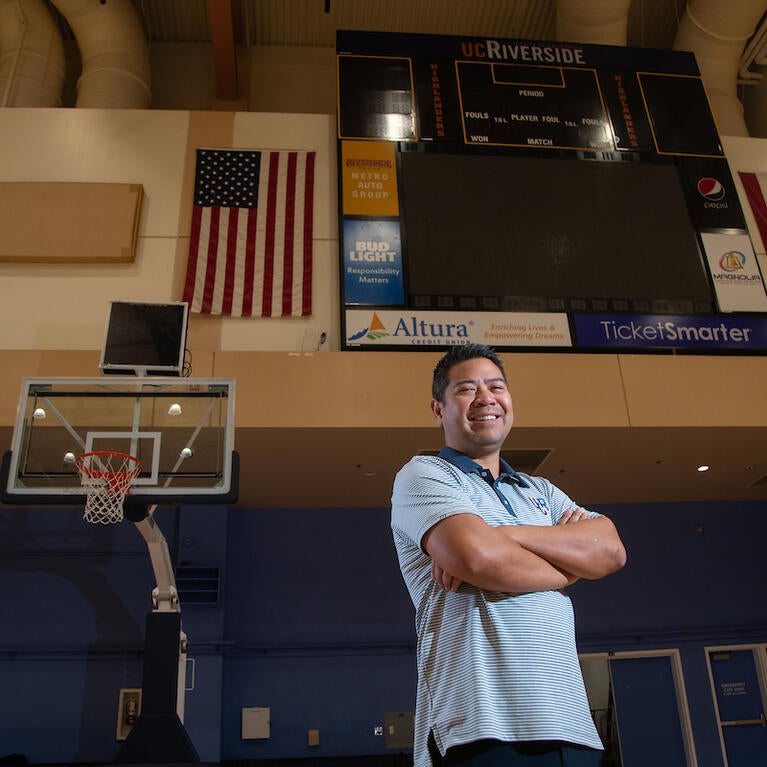Mike Magpayo, head men's basketball coach