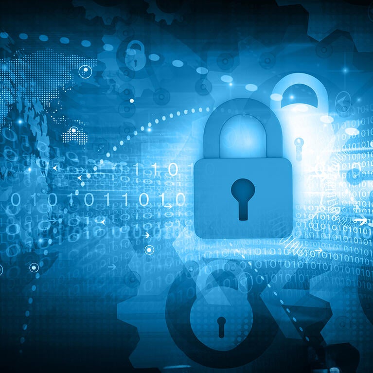 Conceptual image of AI model data