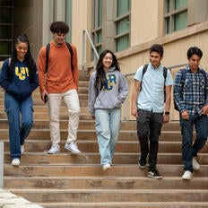 Students on campus