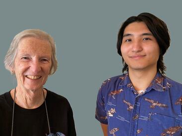 Prue Talbot and Man Wong