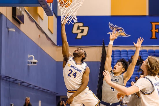 University of California, Riverside guard Barrington Hargress 