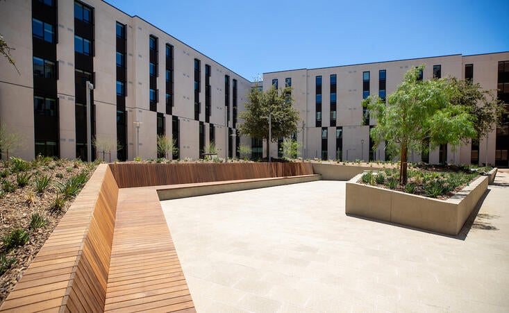 North District 2 courtyard