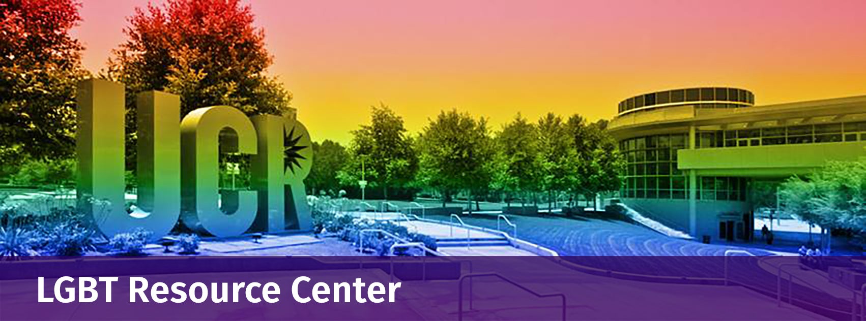 Rainbow Campus Shot | LGBT Resource Center