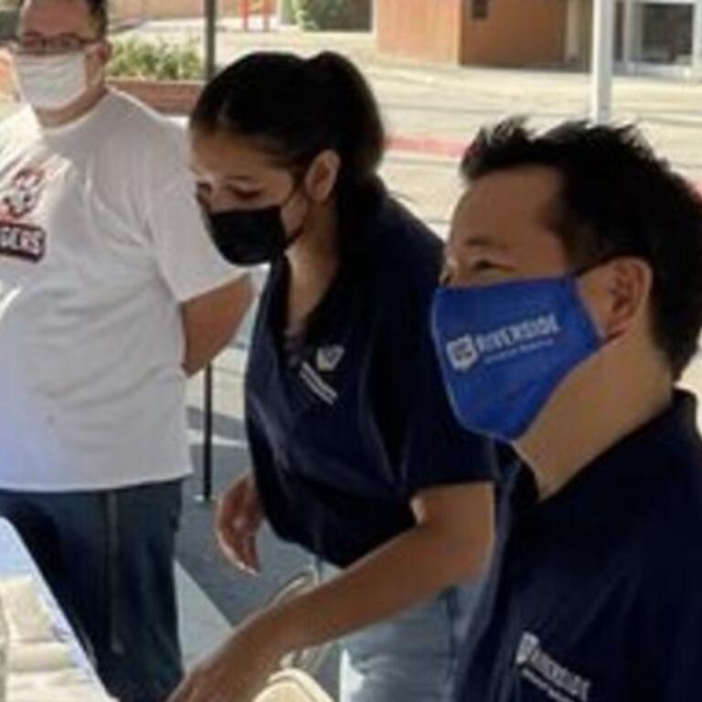 people tabling at RCC