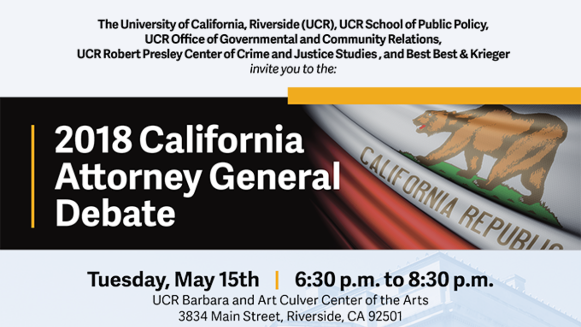 2018 California Attorney General Debate