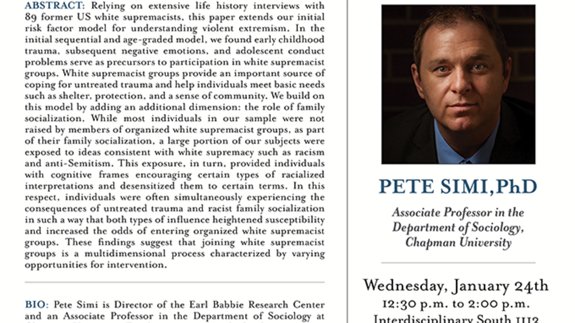 A Multidimensional Model to Explain Violent Extremism