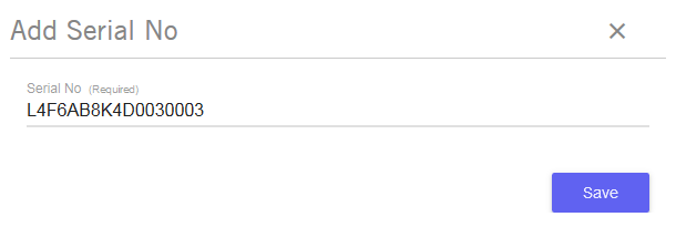 Inventory Missing Serial Field