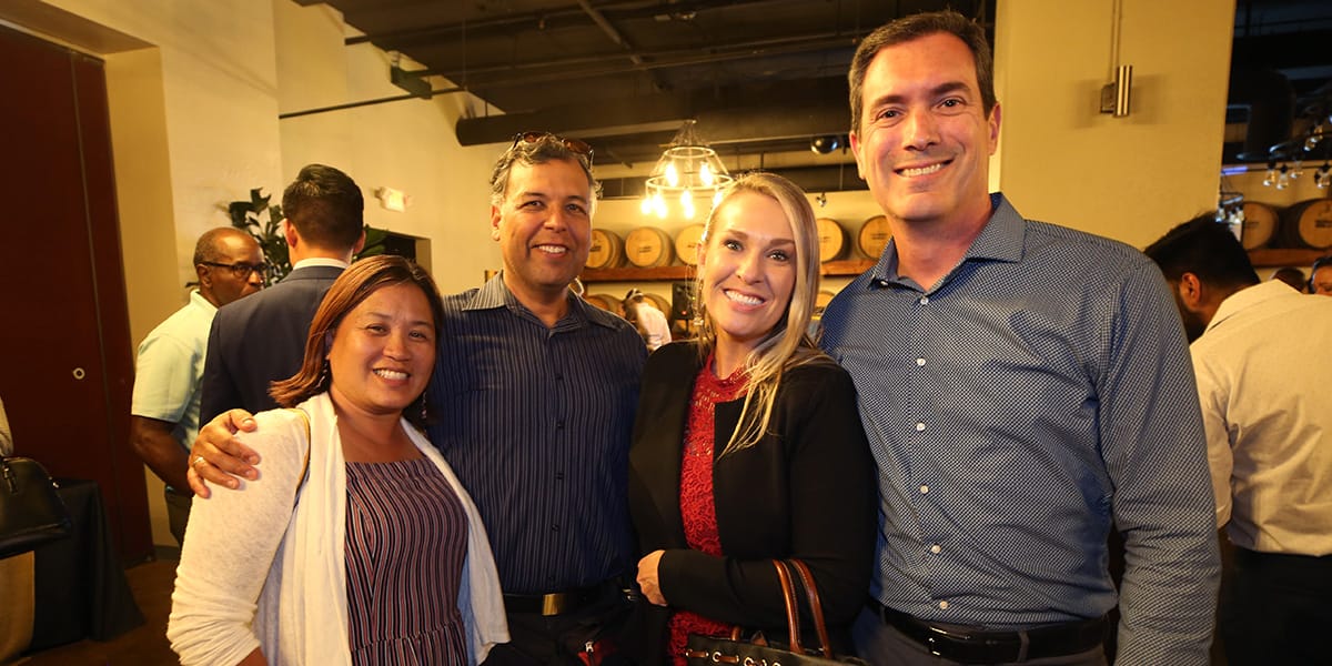 UCR alumni at a Alumni networking event