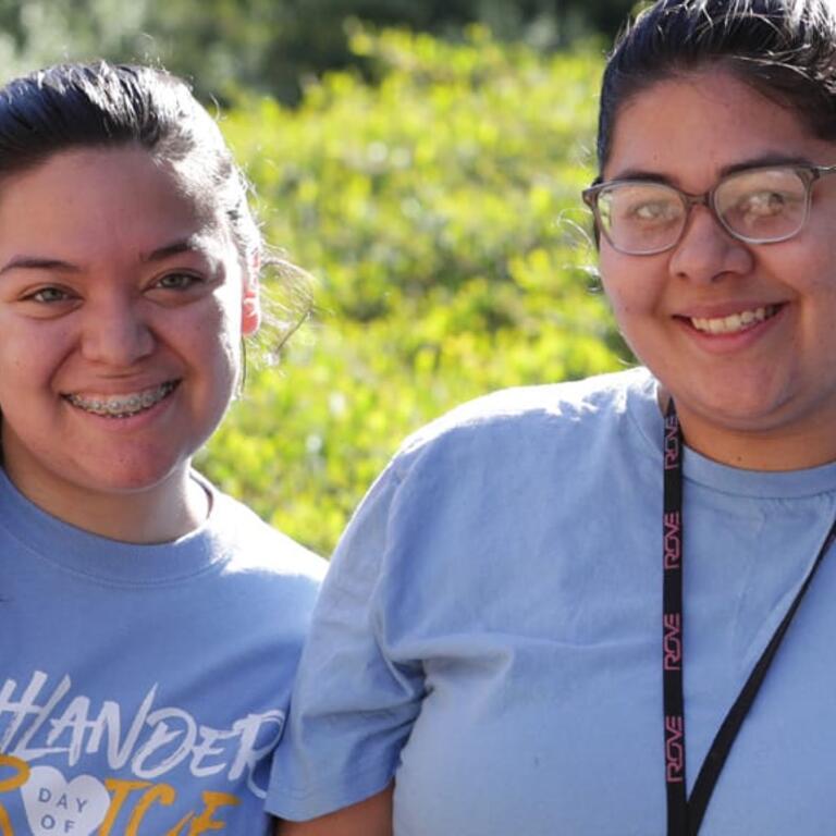 UCR student volunteers during Highlander Day of Service