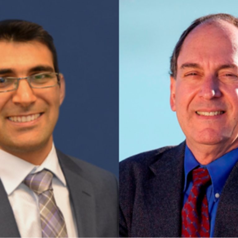 Headshots of Professors Ariel Dinar and Mehdi Nemati