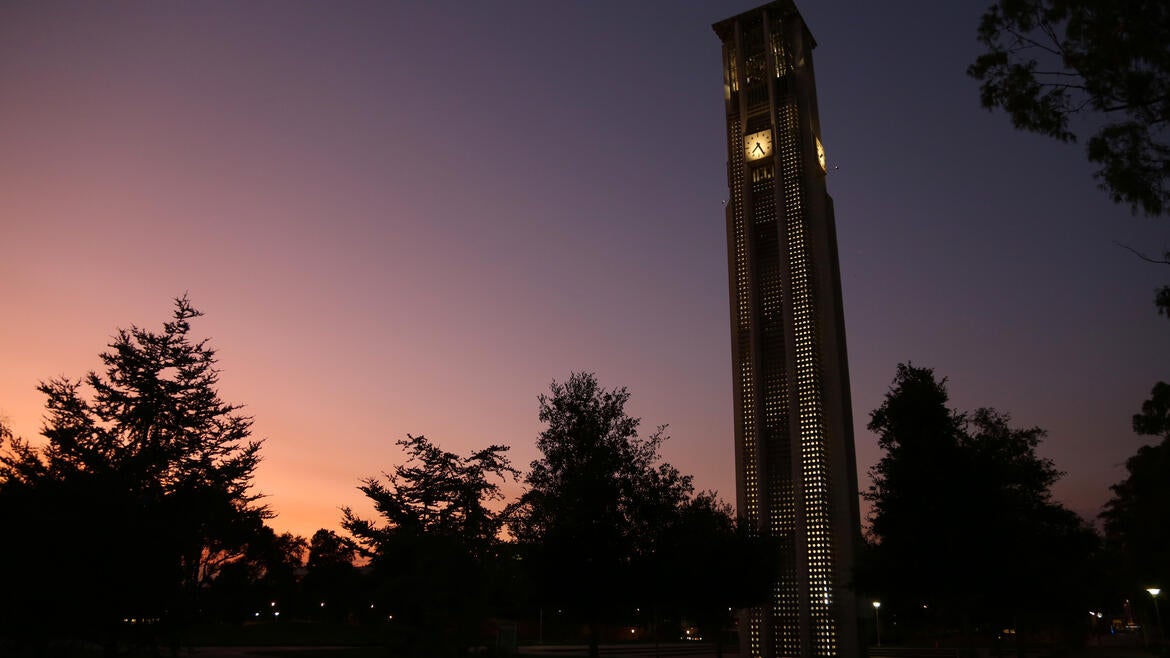 Belltower at dusk