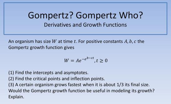 Gompertz? Gompertz Who?