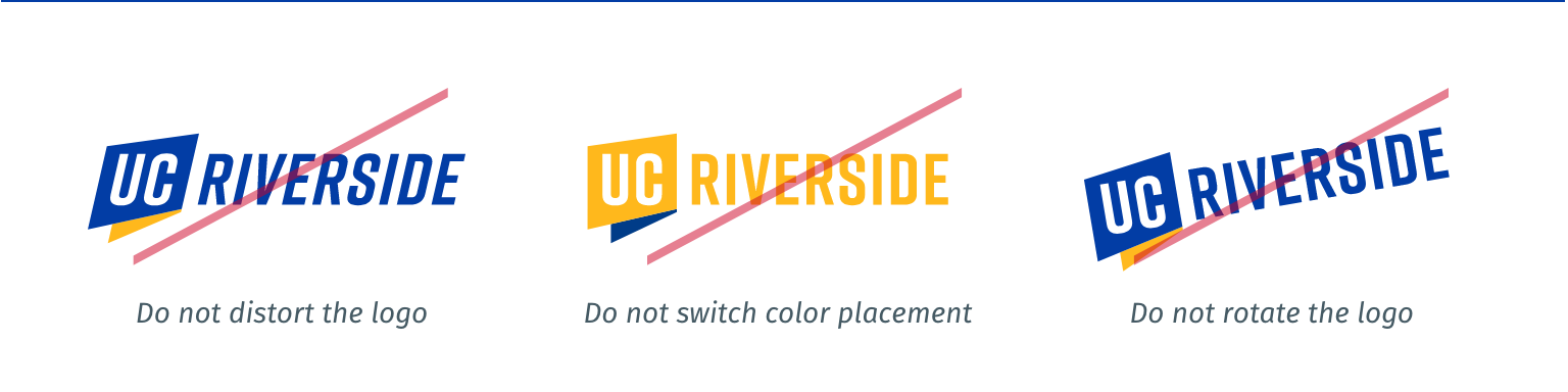 Incorrect Use of Logo Examples