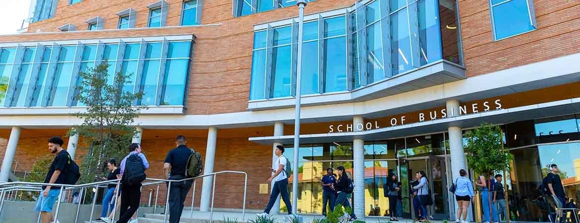 New School of Business building front entrance