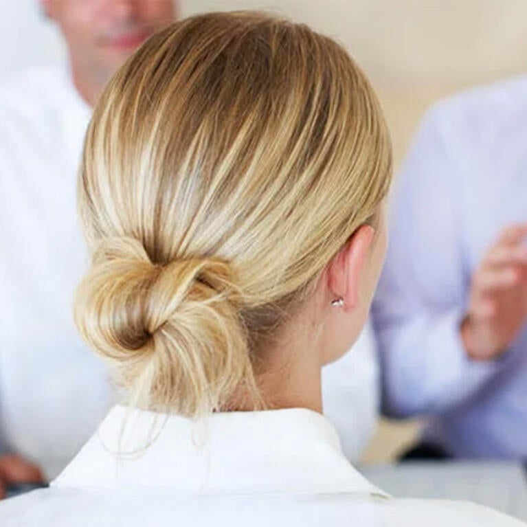 Women and men in business meeting