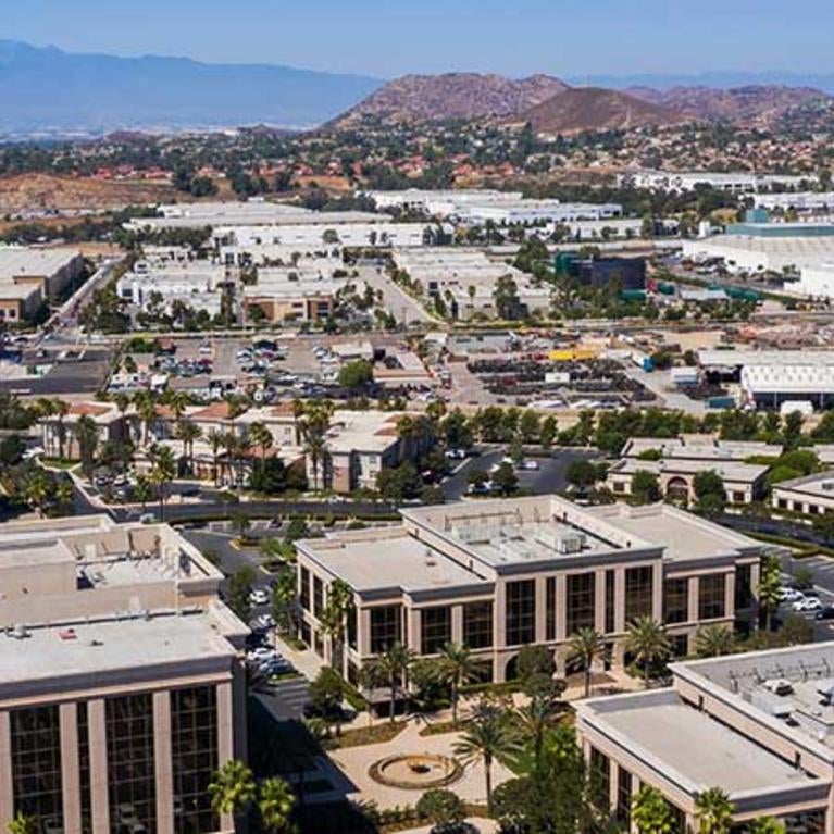 Inland Empire aerial view