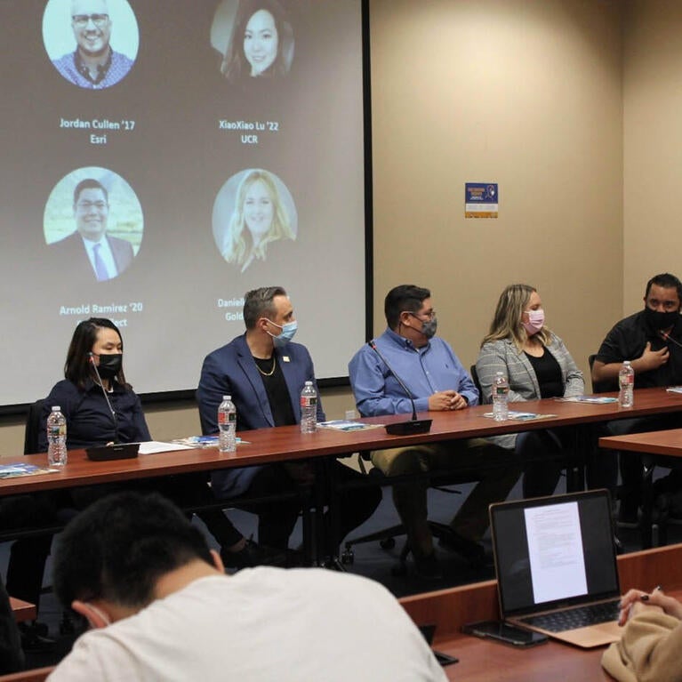 Panel of MBA Alumni and current PMBA